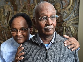 Jibril Ibrahim (left), president of the Somali-Canadian Cultural Society, and Somali-Canadian senior Mohamed Jama, 76, are recommending that senior centres revise their programs to be more inclusive.