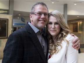 Maslyn Dansereau is being recognized by Alberta Health Services Emergency Medical Services (AHS EMS) for her quick thinking and actions that saved her father Martin Dansereau's life.