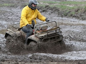 Off roaders play in the mud holes of the McLean Creek area of Kananskis Country. File photo.