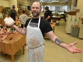 Local butcher shop owner Corey Meyer says he's expecting to run out of more meats before Super Bowl on Sunday.