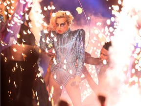 Lady Gaga performs during the Pepsi Zero Sugar Super Bowl 51 Halftime Show at NRG Stadium on February 5, 2017 in Houston, Texas.