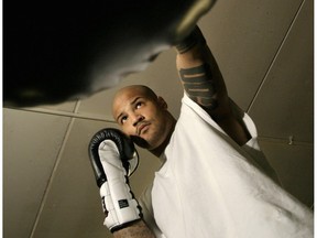 Edmonton's Ryan Ford, pictured here training at Panther Gym for a previous fight, is the son of former Canadian lightweight boxing champion Al Ford and will be in the Roar in Singapore main event on Friday, Feb. 17. (File)