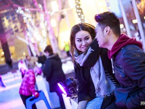 Stock images from the Valentine's Disco Skate are selling Edmonton as a tourism destination, say organizers.