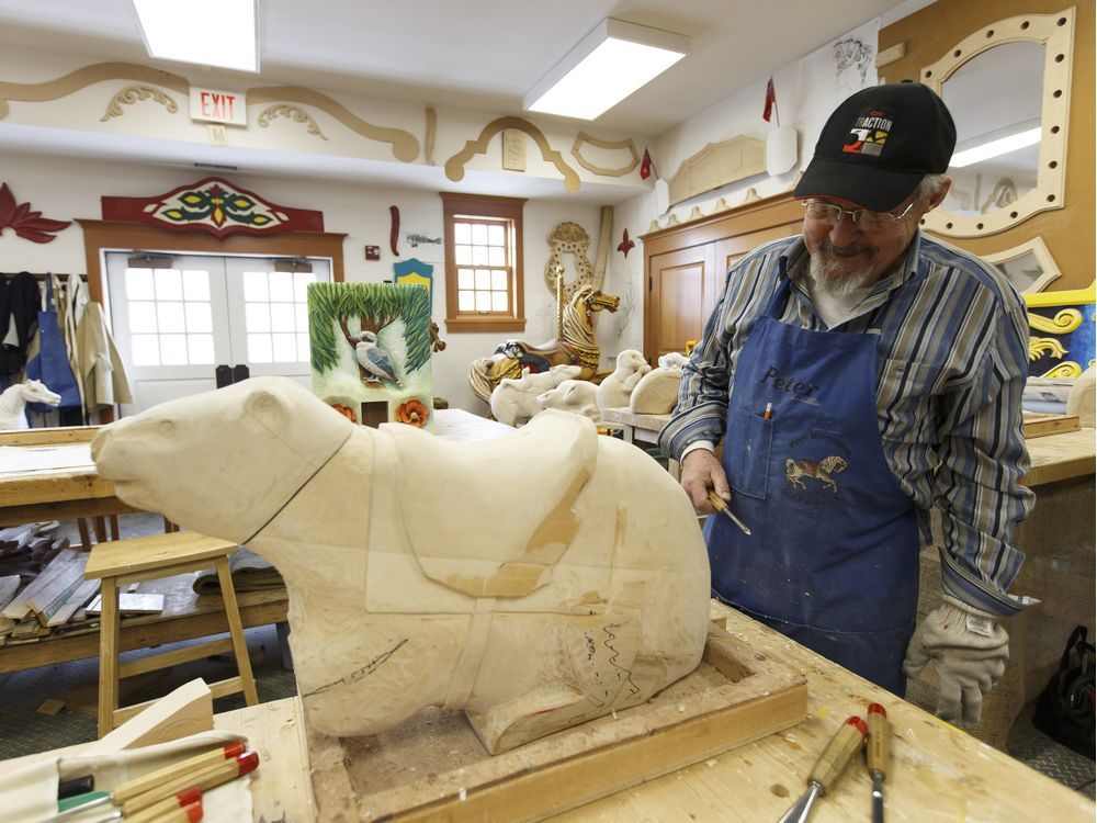 Wood carvers renew Edmonton zoo carousel Edmonton Journal