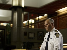 The Edmonton Police Commission announced on Wednesday, Oct. 3, 2018 that Kevin Brezinski, one of Edmonton's three deputy chiefs, will serve as interim police chief starting Nov. 1, the day after Chief Rod Knecht leaves the job.