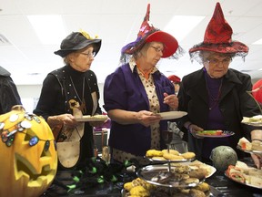 The South East Edmonton Seniors Association offers an annual "Mad Hatter" Halloween tea, as seen in this file photo.