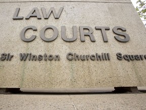 The Edmonton Law Courts. Edmonton's police chief says it's difficult for investigators to see cases thrown out due to court delays.