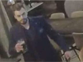 Edmonton police are thanking the public for their part in identifying a man accused of assaulting another man in December. Police were called to a disturbance in South Edmonton Common on Dec. 26, 2016, around 10 p.m. where the suspect allegedly assaulted another man with a weapon. Investigators have released these surveillance images of the suspect.