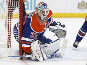Edmonton Oilers goaltender Cam Talbot on March 20, 2017.