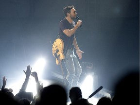 Eric Church performs at Northlands Coliseum during his Holdin' My Own Tour, in Edmonton Friday, March 10, 2017.