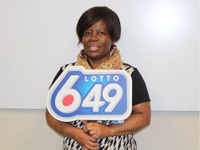 Ida Mataya of Edmonton won $1 million in the Lotto 6/49 draw on Aug. 24, 2016.