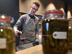 Jarred preserves are a part of the offerings at chef Ben Staley's new restaurant called Alta on Jasper Avenue in Edmonton.