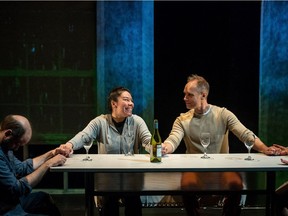 Nadien Chu and Patrick Howarth (left and right) star alongside Nathan Cuckow and Gianna Vacirca in The Believers.