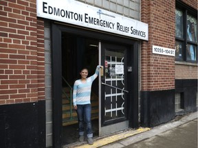 Nicole Geoffroy works for the Edmonton Emergency Relief Services Society (EERSS), which is celebrating its 30th anniversary on Friday.