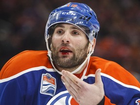 Since coming to Edmonton Patrick Maroon has scored, fought and bled for his team. On Monday he did all three.