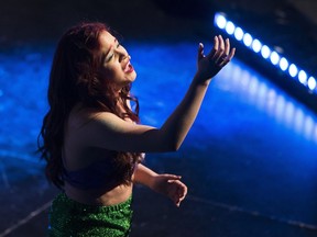Rebecca Vado takes part in the Cappies performance of The Little Mermaid at St. Joseph High School on Friday, March 10, 2017 in Edmonton.