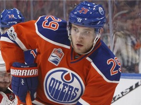 Edmonton Oilers forward Leon Draisaitl during NHL action in Edmonton on March 12, 2017.