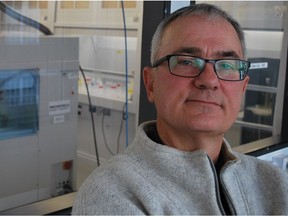 University of Alberta researcher William Shotyk in the university's SWAMP lab.