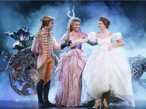 Brian Liebson, Leslie Jackson and Tatyana Lubov in Rodgers and Hammerstein's Cinderella.