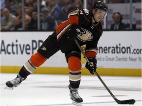 Anaheim's best defenceman, Cam Fowler, has been out three weeks with a sprained knee but he'll likely play Game 1 against the Edmonton Oilers on Wednesday, April 26. (The Canadian Press)