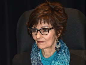 Edmonton Public school board trustee Sherry Adams during a board meeting at the Centre for Education in Edmonton, Tuesday, February 14, 2017.