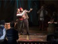Farren Timoteo and Peter Fernandes in Peter and the Starcatcher at the MacLab in the Citadel on Tuesday April 4, 2017 in Edmonton.