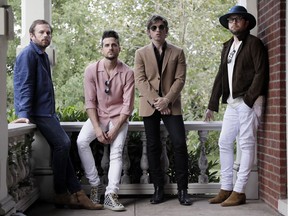 Kings of Leon, from left, Caleb, Jared, Matthew and Nathan Followill.