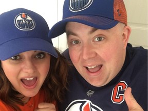 Jasmine Topham and Ryan Topham are in San Jose and will be attending the Oilers versus Sharks game on Sunday.