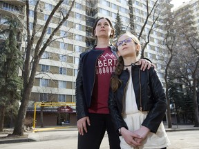 Hillside Estates has become a supportive, family-oriented community in the downtown core because it's one of the few places renting to families with children, said Jodie McKague. She's pictured here with her daughter Franka.