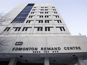 The former Edmonton Remand Centre is seen on Saturday, Nov. 29, 2014.