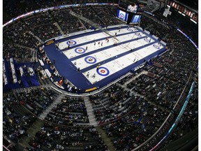 Northlands Coliseum is packed with fans at the 2005 Canadian Men's Curling Championship in Edmonton on March 7, 2005, (File)