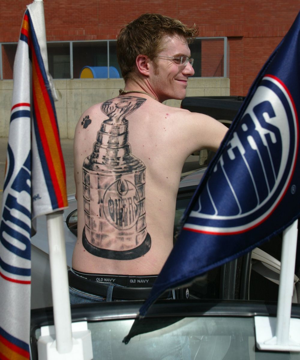 Sportsnet on X Nicolas AubeKubel got a tattoo of the Stanley Cup and  made sure to include the dent   IGpaulberkey  httpstcohhEtF1Jlh2  X