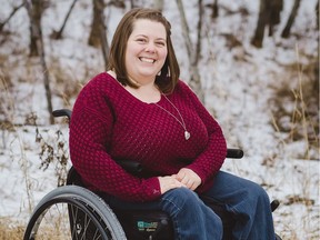 Amy Mercer took part in functional electrical stimulation through the Spinal Cord Injury Treatment Centre (Northern Alberta) Society. Mercer was three-years-old when a three-car collision left her paralyzed from the waist down.