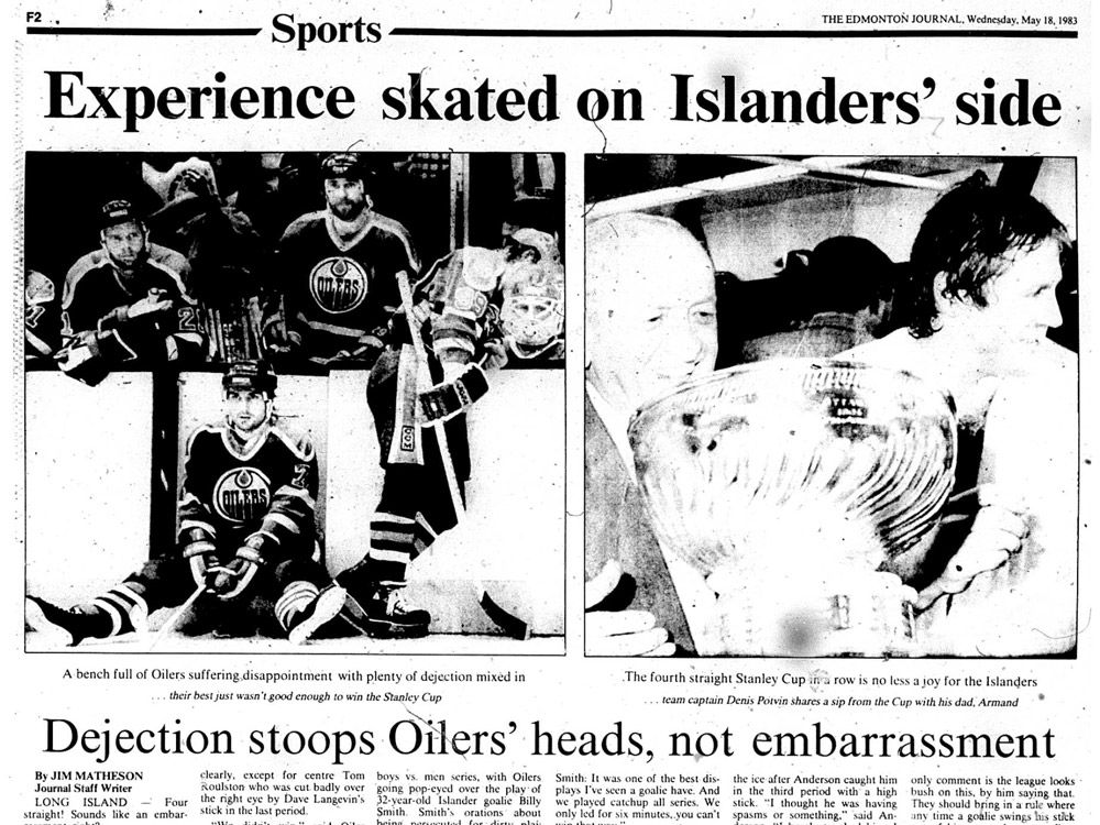 Edmonton Oilers history: Butch Goring scores four goals as New York  Islanders batter visitors 8-5, Dec. 13, 1983