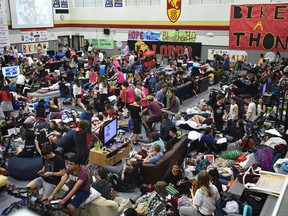 About 1,200 Strathcona High School students took part in a bike-a-thon this March. By 2025, it's estimated, south Edmonton's high schools will all be full to bursting.