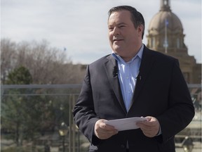 Alberta PC Party leader Jason Kenney provided the media an update on unity talks with the Wildrose Party at the Federal Building in Edmonton on May 5,  2017.