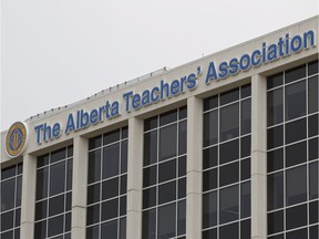 A file photo shows the Alberta Teachers' Association Edmonton office at 11010-142 Street.
