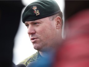 Col. Peter Scott, commander at the Canadian Manoeuvre Training Centre in Wainwright, said officials continue to monitor the soldier's condition but right now "she is doing quite well."