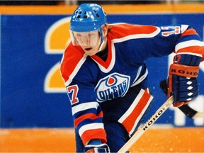 Edmonton Oilers winger Jari Kurri in April 1986.