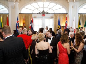 Guests enjoy themselves during the Consular Ball at the Hotel Macdonald in Edmonton on Saturday, April 29, 2017.