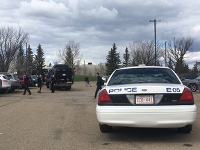 Edmonton police are investigating a sudden death after a man was found unresponsive in a vehicle on the grounds of a high school in southeast Edmonton.