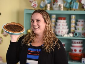 Karlynn Johnston has been nominated for a Taste Canada cookbook award for her 2016 book called Flapper Pie and a Blue Prairie Sky.