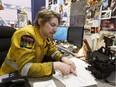 Kent Jennings, forest operations, monitoring specialist, speaks about fighting the 2016 Fort McMurray wildfires during an interview in Fort McMurray on Tuesday, April 4, 2017.