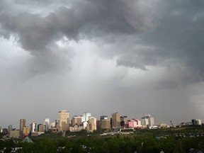 Environment Canada issued a severe thunderstorm watch statement for the Edmonton area.