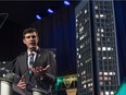 Mayor Don Iveson spoke to hundreds of Edmonton business and community leaders at his annual state of the city address at the Shaw Conference Centre on May 24, 2017.