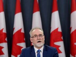 Auditor general Michael Ferguson said Tuesday, May 16, 2017 at a news conference in Ottawa that Canada's temporary foreign workers program is rife with oversight problems that appear to have allowed lower-paid international workers to take jobs that out-of-work Canadians could fill.