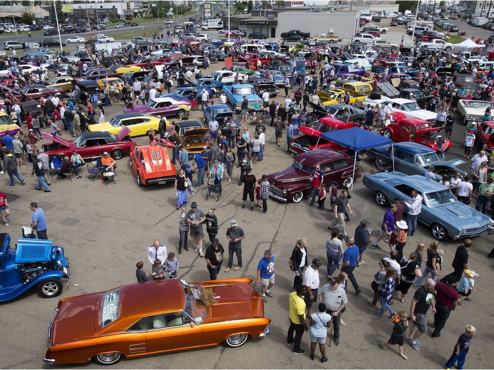 Car show held in church parking lot for Father's Day fun | Edmonton Journal