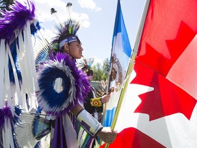 Fancy bustle dancer Dustin Stamp takes part in Aboriginal Day festivities at Edmonton's Victoria Park. As we mark the 150th anniversary of Confederation, we need to decide what kind of country we want to be, 50 years from now.