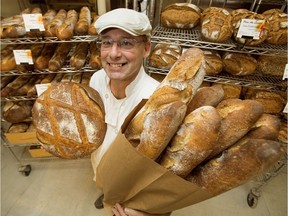 Artisanal baker Yvan Chartrand runs Boulangerie Bonjour on 99 St.