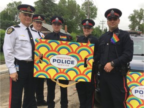 Edmonton Police Service won't be attending next month's pride festival in uniform. This will be the first time EPS will attend the festival uniform free, according to Supt. Brad Doucette (left).
